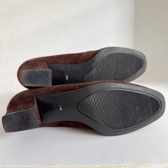 Karen Scott Brown Suede Heels Riley 7.5 - Picture 5 of 5